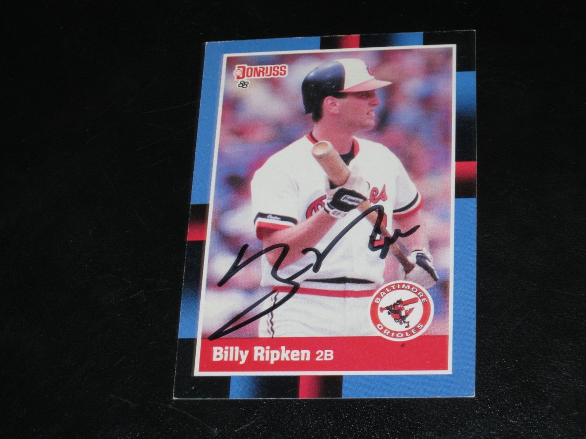 ビンテージU.S.Aサイン Billy Ripken AUTOGRAPHED BASEBALL CARD | eBay