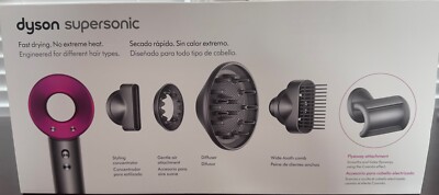 AUTHENTIC Dyson Supersonic Hair Dryer - Fuchsia/Iron