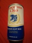 WISCONSIN CLUB Premium Light Beer S/S Can Empty Beer Can — photo 3