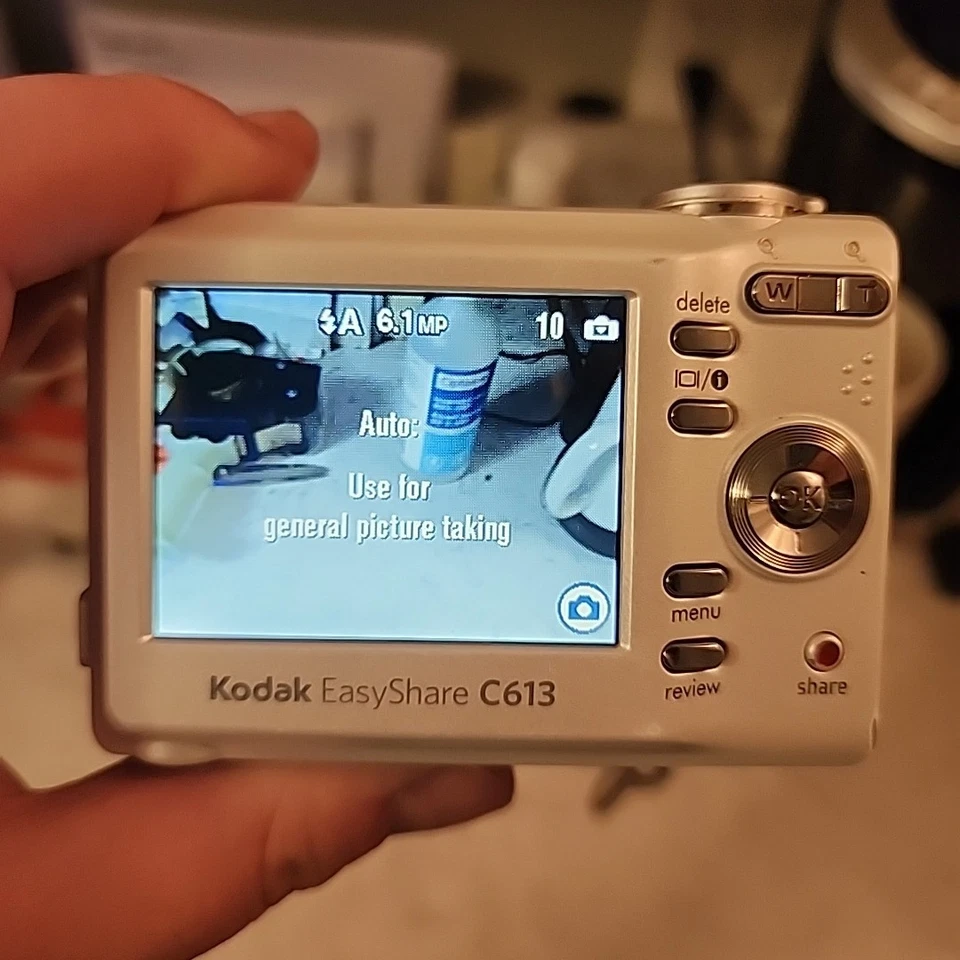 Kodak EasyShare C613 Silver Digital Camera Tested And Working - Image 4 of 4