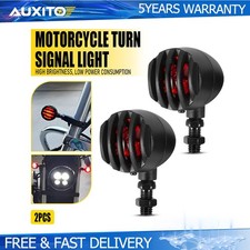 TOP Motorcycle LED Red Brake Blinker Turn Signal Tail Light For Harley HONDA