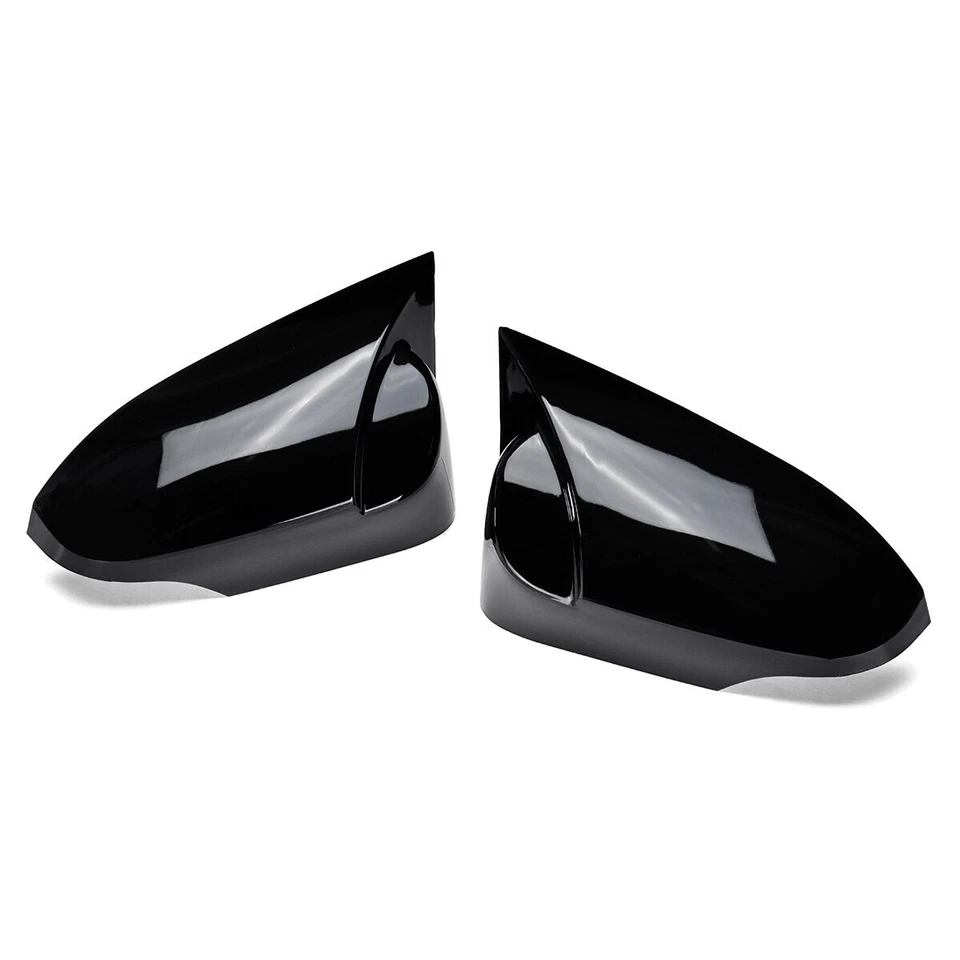 Gloss Black  Toyota C-HR 2017-2021 Corolla 2014-17 Side Wing Mirror Cover Cap Foto 4 de 4