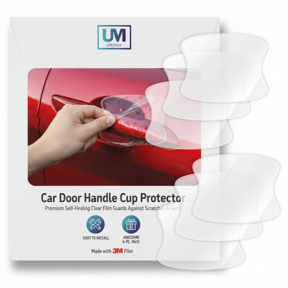 3M Combo Door Edge Guard & Handle Cup Protector 透明膜条 汽车卡车 Van — 第 3/4 张图片