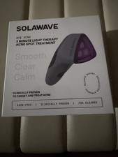 Solawave Bye Acne Light Therapy Device Rechargeable FDA Cleared Pain-Free