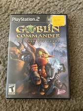 Goblin Commander Unleash the Horde Sony PlayStation 2 PS2 Game & Case Tested