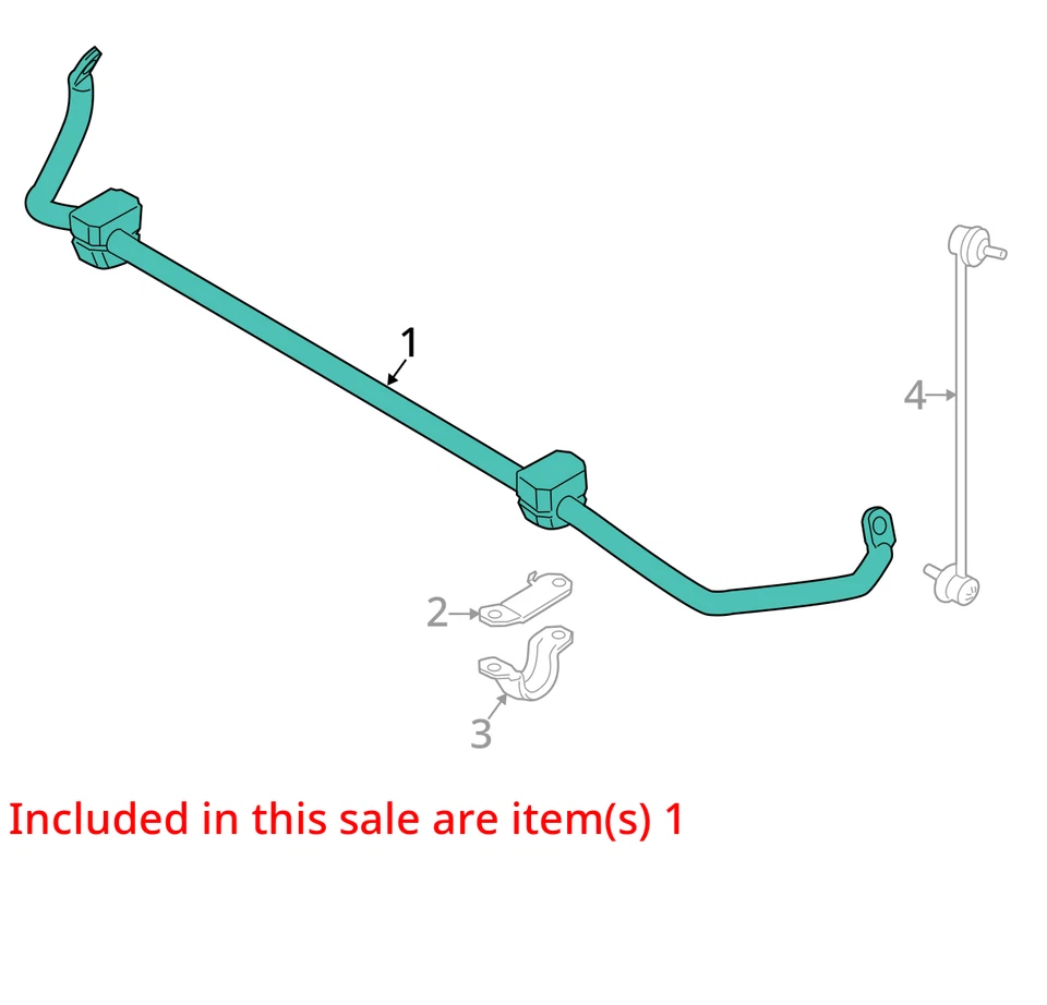 BMW 535i 2011 AWD barra estabilizadora delantera OEM 113 k millas - LKQ429980217 Foto 4 de 4