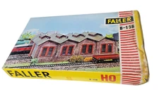 Faller B-158 2 Stall Engine House - HO Gauge Open Box Complete Kit