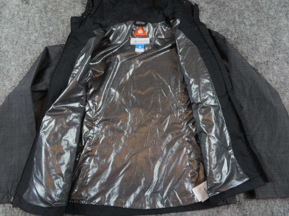 Chaqueta cortavientos Columbia para mujer XS gris Omni Heat Tech impermeable abrigo de lluvia Foto 2 de 4