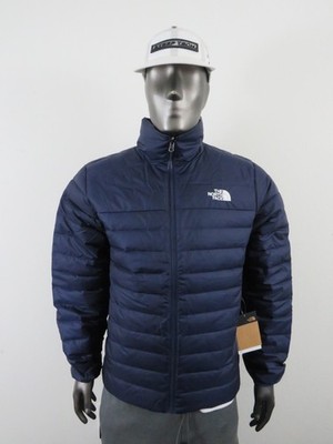 Mens The North Face Minoqua Flare II 2 Insulated 600-Down FZ Puffer Jacket Navy
