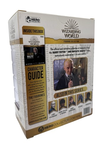 Eaglemoss Wizarding World Figurine Collection – Draco Malfoy (Year 2) #25 - Picture 3 of 4