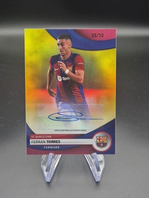 Topps FC Barcelona Team Set 2023-24 - Ferran Torres - Autograph /50