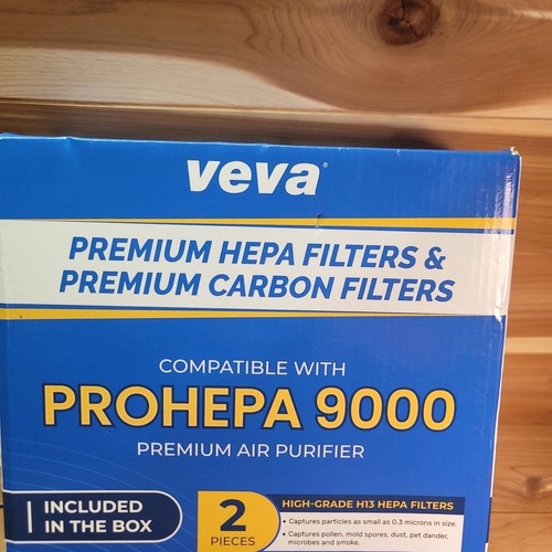 Confezione da 2 filtri di ricambio VEVA 9000 HEPA tra cui 4 pre filtri al carbonio - Foto 2 di 6