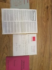 The Honest Ulsterman And Signed Letter From Frank Ormsby, Very Rare Collectible