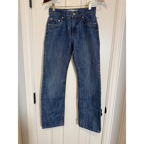 Jeans Levi's 514 Slim Straight Pour Garçon - Taille 25x25 - Bleu - Coton Mélangé - Très Bon état Occasion