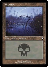 Swamp (445) (Retro Frame) -Foil Near Mint MTG Commander Masters