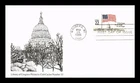 US COVER FLAG OVER CAPITOL FDC LIBRARY OF CONGRESS PHILATELIC CLUB CACHET
