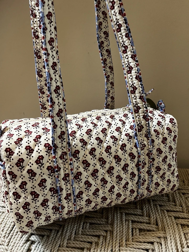 Vera Bradley 100 Bolso de Mano Bolso de Hombro Cartera Rachel Ditsy Marfil Floral Nuevo con Etiquetas Foto 3 de 4