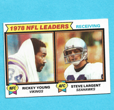 1979 Topps Rickey Young/Steve Largent Minnesota Vikings/Seattle