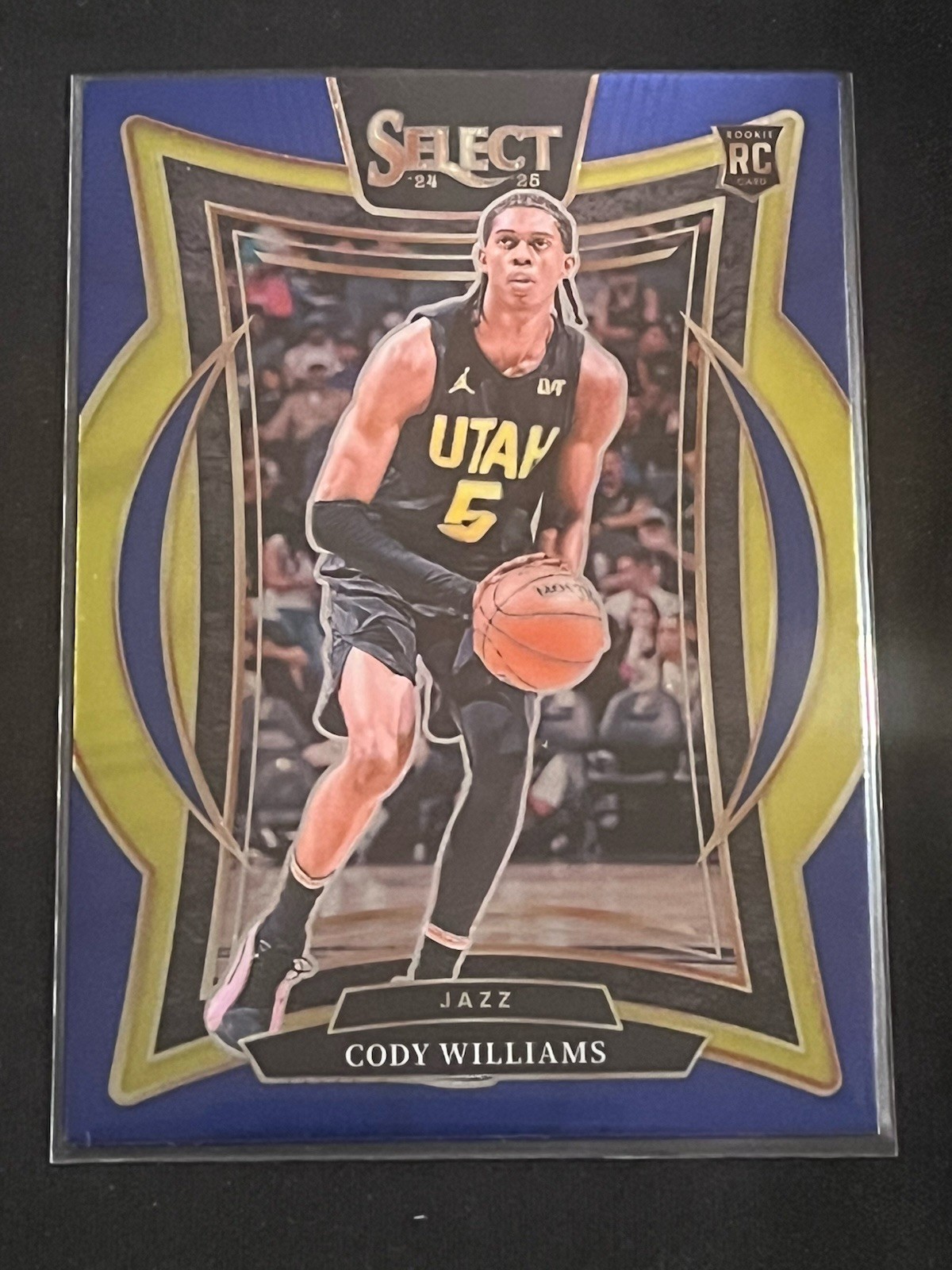 2024-25 Panini Select - Concourse Cody Williams #71 (RC) Jazz Rookie