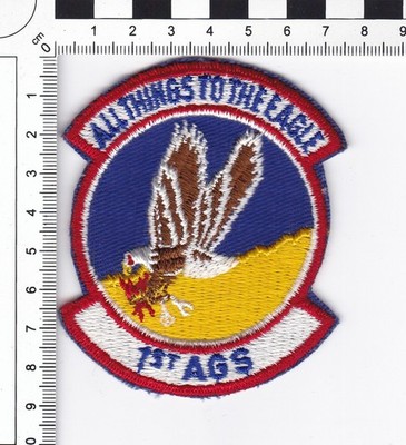 Vintage United States Air Force 1st Aircraft Generation Squadron Badge
