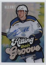 2025-26 Upper Deck Allure Hitting Their Groove Jimmy Snuggerud #HTG-9 Auto 11jd