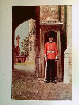 Life Guard, The sentry an the gate, Windsor Castle, Großbritannien, AK, ca. 1920