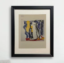 Roy Lichtenstein Hand-Signed Original Print With COA and +$3,500 USD Appraisal
