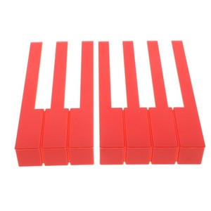 Piano Key Board Clés de remplacement Bouton Décoration Hook Clavier Couvertures
