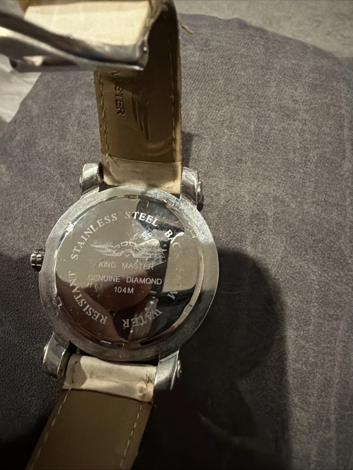 Мужские часы King Master золото подлинный бриллиант 105 М - Изображение 2 из 2