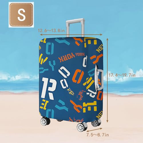 Luggage Covers For Suitcase Tsa Approved, Washable 20 inch Elastic Letters - Picture 2 of 7