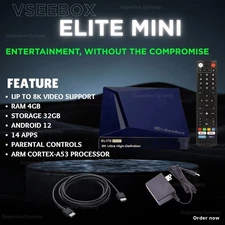 VSEE Elite Mini Android TV Box 💥2025 💥 Authorised Distributor 💥Fast Shipping