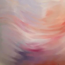 Abstract Divine Wave Canvas Pastel Oil Painting Handmade Original