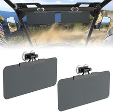 2Pcs UTV Magnetic Sun Visor, Golf Cart Sun Visor 15.7" X 7.8" for Ehicles with P