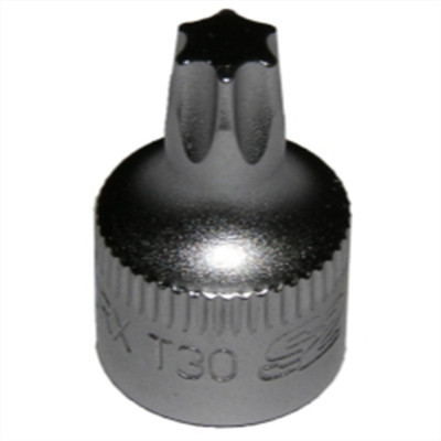 VIM Tools T30 - 1/2 CUT Torx Driver, 1/4 in. Square Drive, 3/4 in. OAL, S2 steel