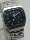 1980 Seiko 5 Automatic Railway Time 6309-523A Japan Made Vintage Men's Watch