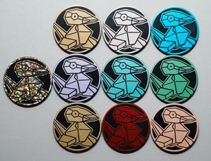 Pokemon TCG Porygon rare Plastic medal all kinds Chinese 151