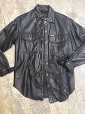 harley davidson leather shirt