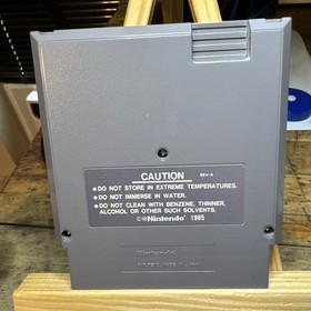 Excitebike (Nintendo Entertainment System, 1985) NES Cartridge And Dust Cover