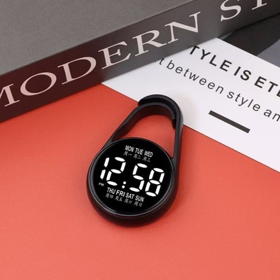 Pocket Sized Digital Clock Waterproof ABS Shell Clock Multifunctional Clock