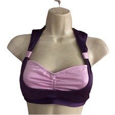 The Line Up Pro Cheer Dance NFL NBA NHL Purple Lavender Audition Bra Top S