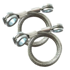 1 Pair Long Type Hood Control Restraint Cable Fit 20032007 Peterbilt 379