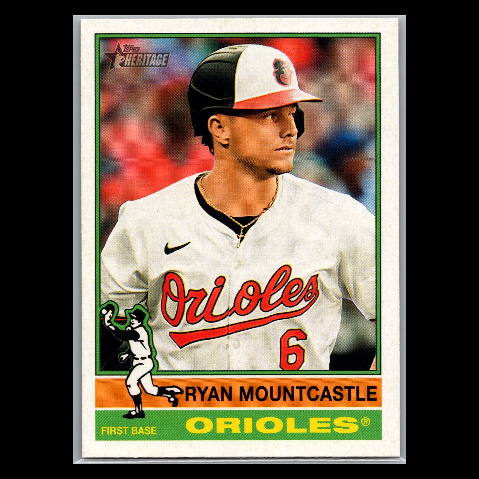 2025 Topps Heritage - #27 Ryan Mountcastle - Baltimore Orioles