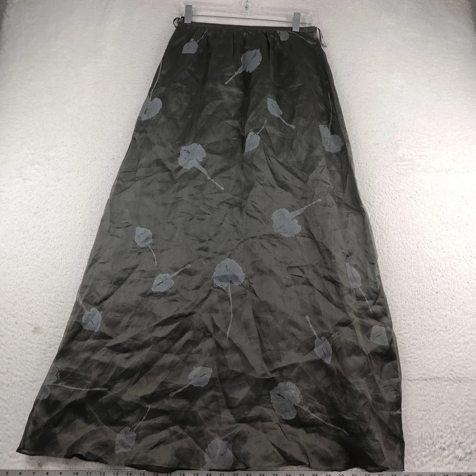 Vintage Banana Republic Silk Maxi Skirt Fairy Grunge Sheer SZ 4 Lined NWT - Image 4 of 4