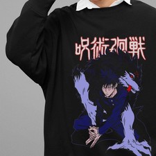 Jujutsu Kaisen Sweatshirt Megumi Fushiguro Sweater JJK Anime Pullover Sukuna
