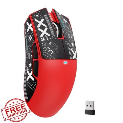 MAMBASNAKE Attack Shark X11SE Mouse Red