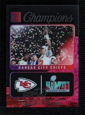 2023 Panini Clearly Donruss Clearly Champions Patrick Mahomes II #1 0c3