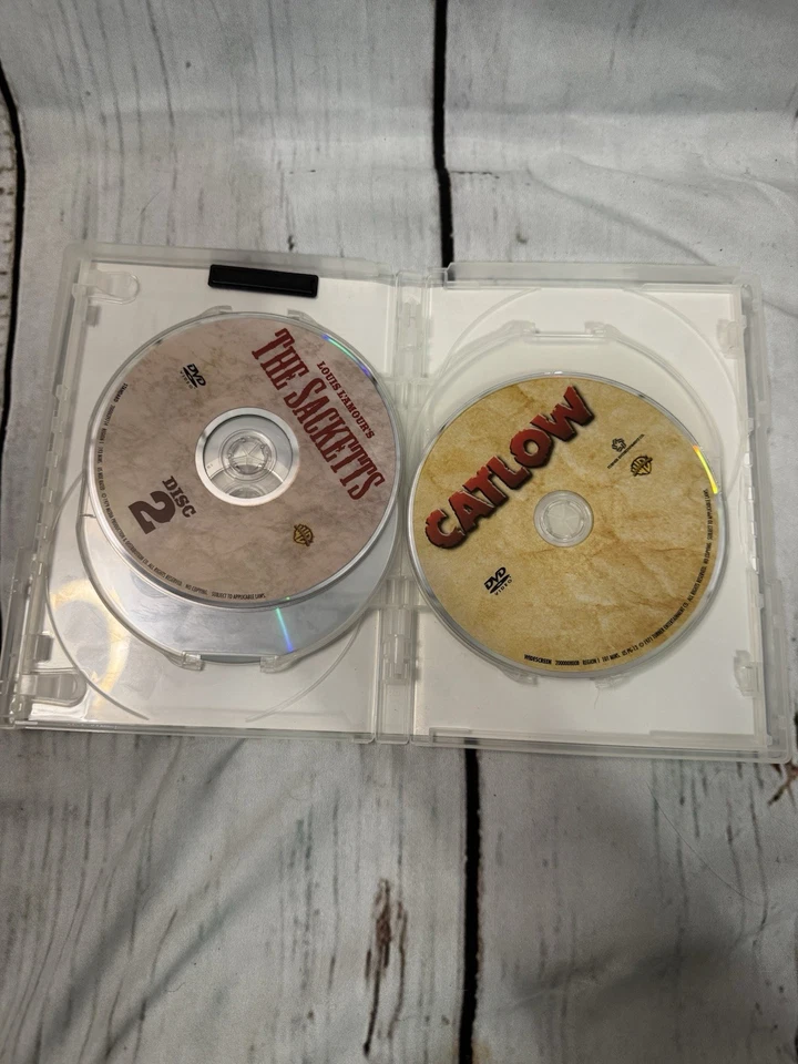 Louis L'amour - Three Movie Collection - DVD The Sacketts /Conagher /Catlow D15 - Image 4 of 4