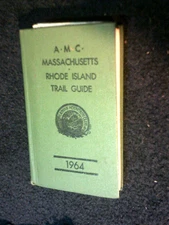 1972 A.M.C. Massachusetts, Rhode Island Trail Guide 3 maps and 4 pull out maps