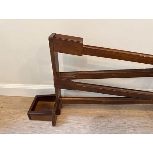 Juguete antiguo vintage de madera de mármol del siglo XX - Imagen 6 de 6