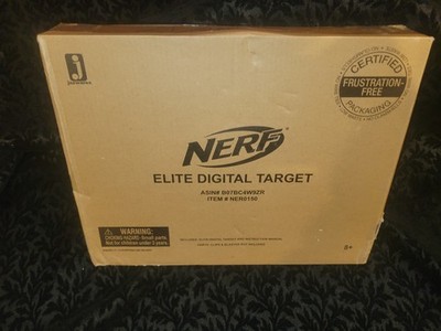 NEW NERF Elite Digital Target Electronic Light & Sound Training Game